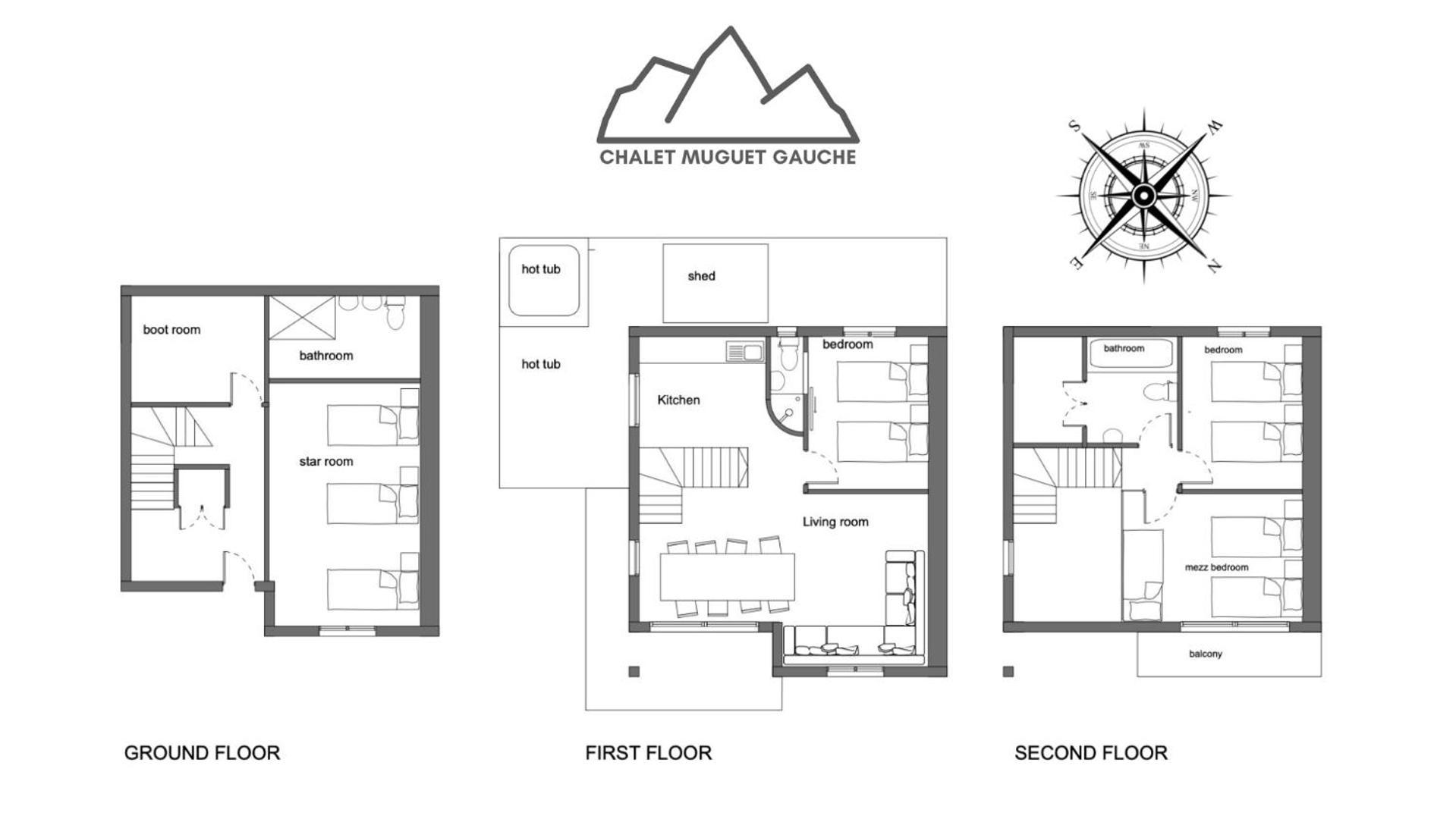 Chalet Muguet Gauche With Hot Tub Sleeps 10 Central Morzine Eksteriør bilde